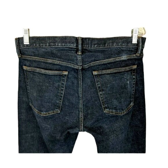 GAP Slim Jeans  Men's Size 32  Dark Rinsed Stretch Denim Jeans - Picture 4 of 9